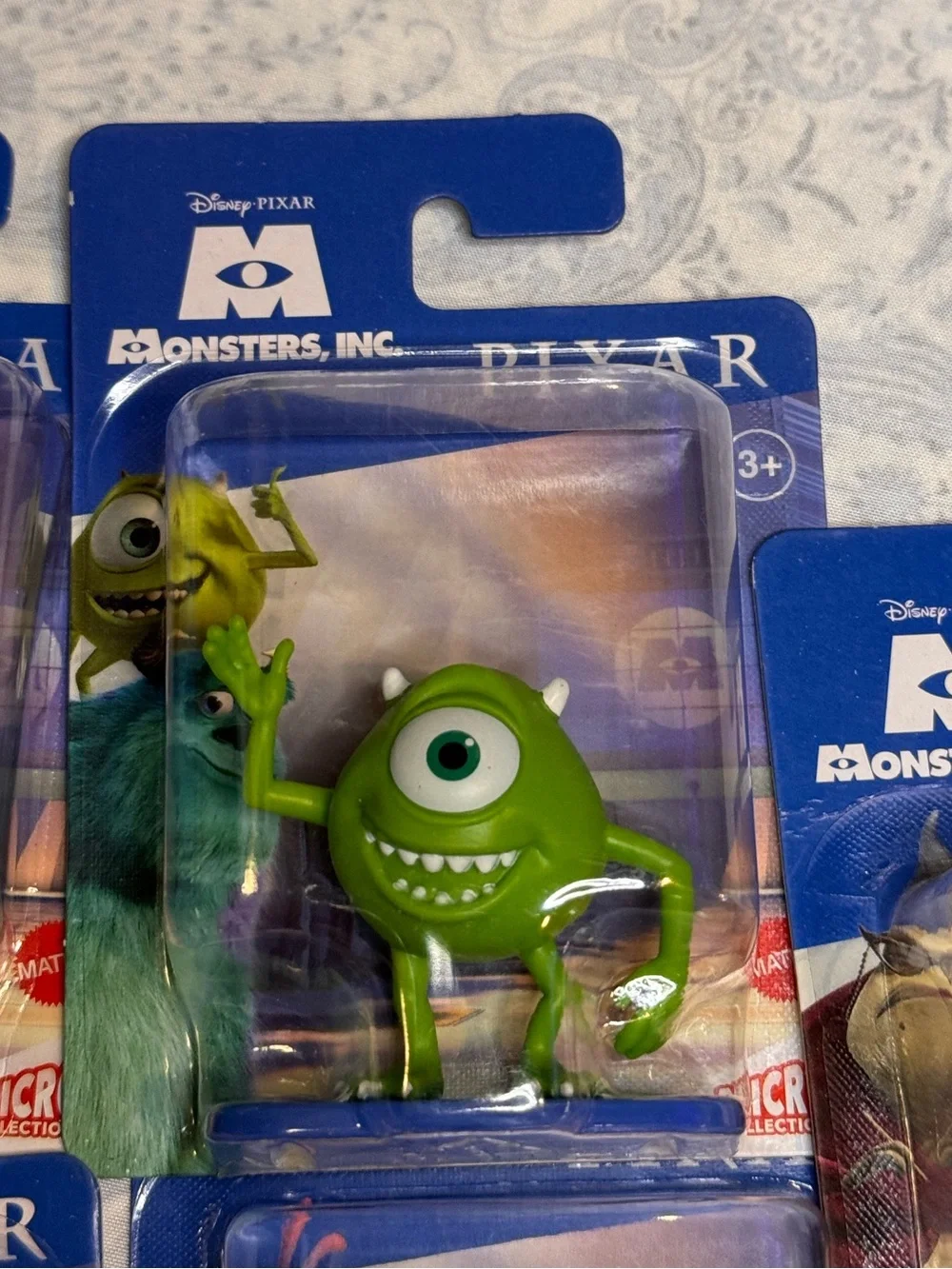 Mattel Monsters, Inc. Micro Figures Set - Sully, Mike, Randall, Boo & Roz
